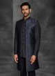 Black Color Koti Style Indowestern